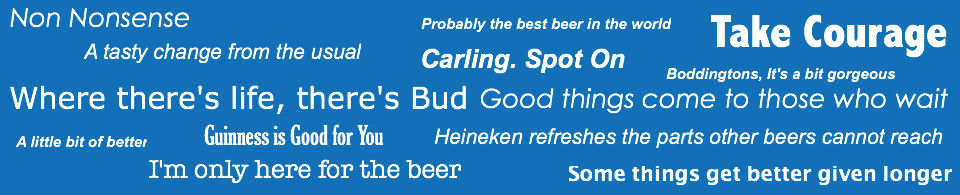 Beer slogans