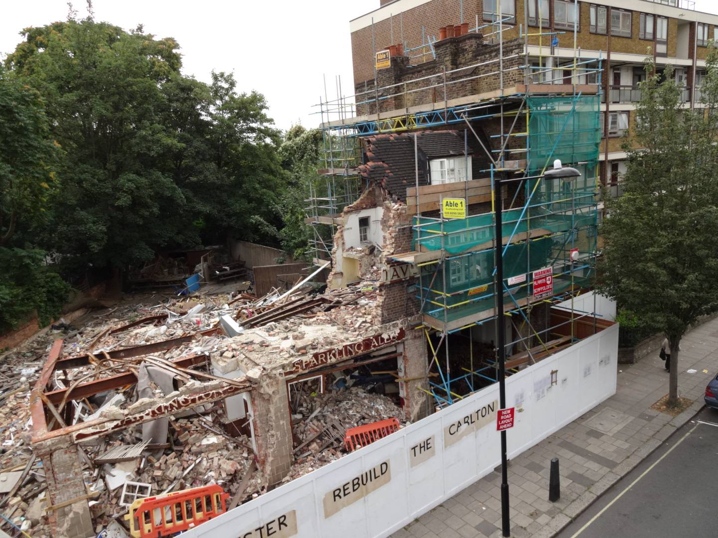 carlton tavern aerial view