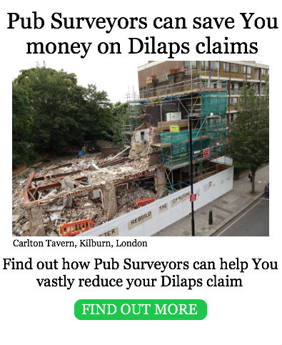 pub surveyors reduce dilaps claims